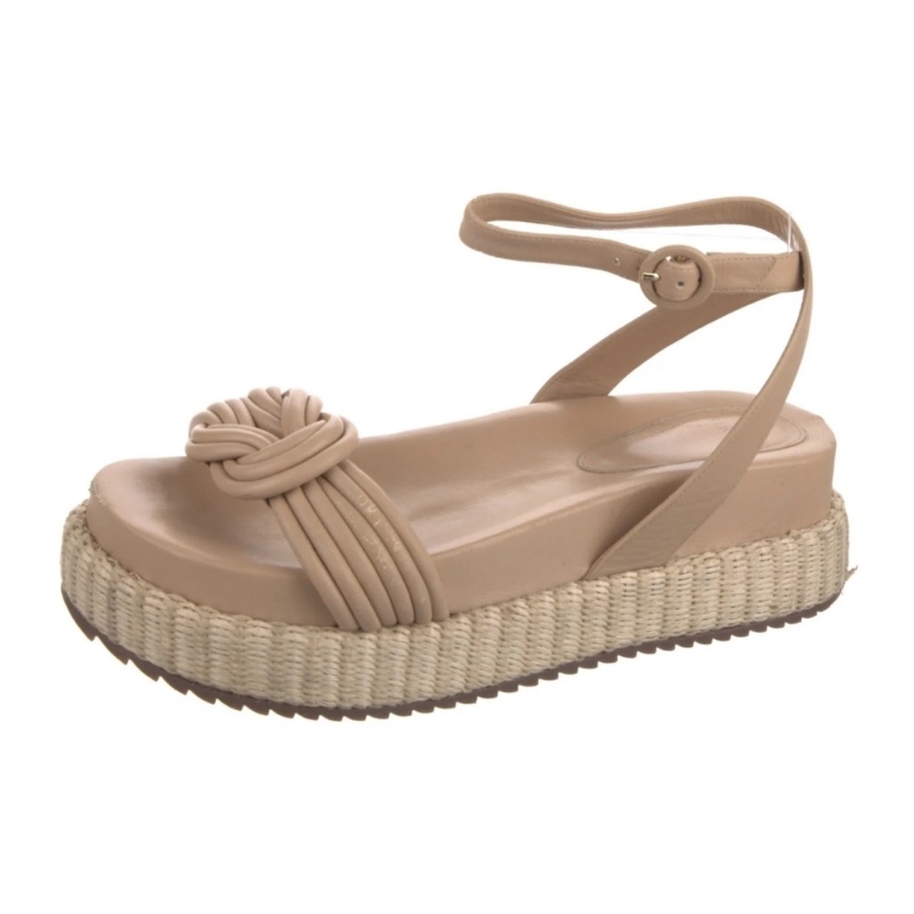 Alexandre Birman Vicky Nude Platform Sandals With… - image 1